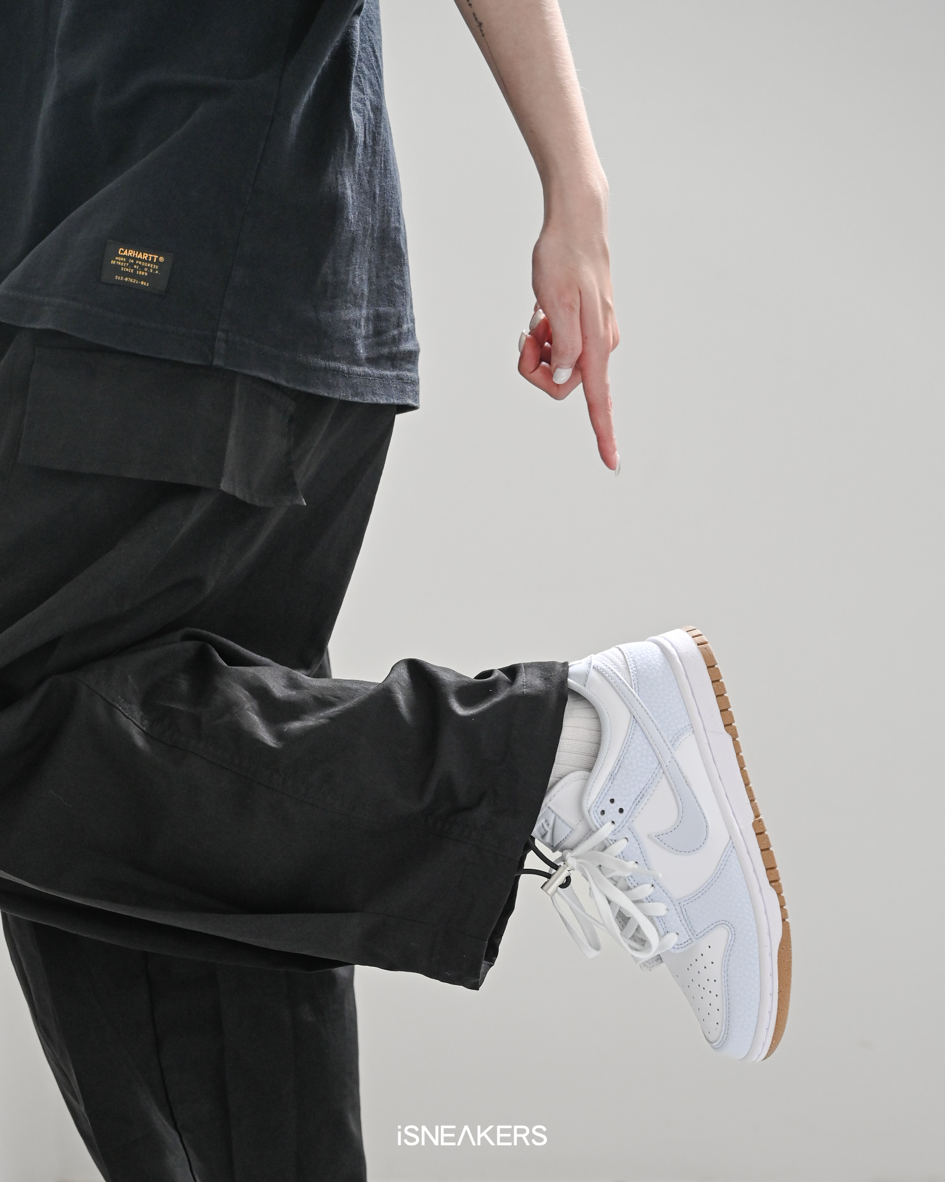 iSNEAKERS｜Nike Dunk Low Next Nature "Football Grey Gum" 灰藍焦糖底 FN6345-100