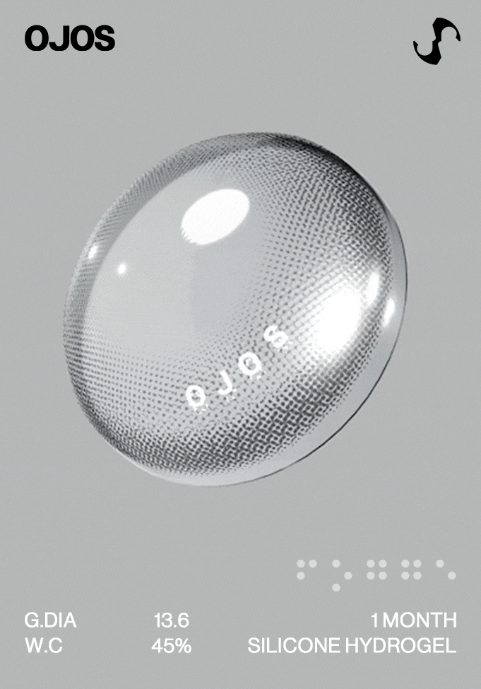 [月拋] OJOS Fogge 1 Month BoldRing 月拋彩妝隱形眼鏡｜每盒2片