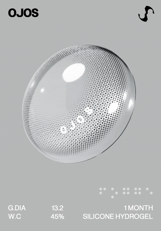 [月拋] OJOS Fogge 1 Month Ringless 月拋彩妝隱形眼鏡｜每盒2片