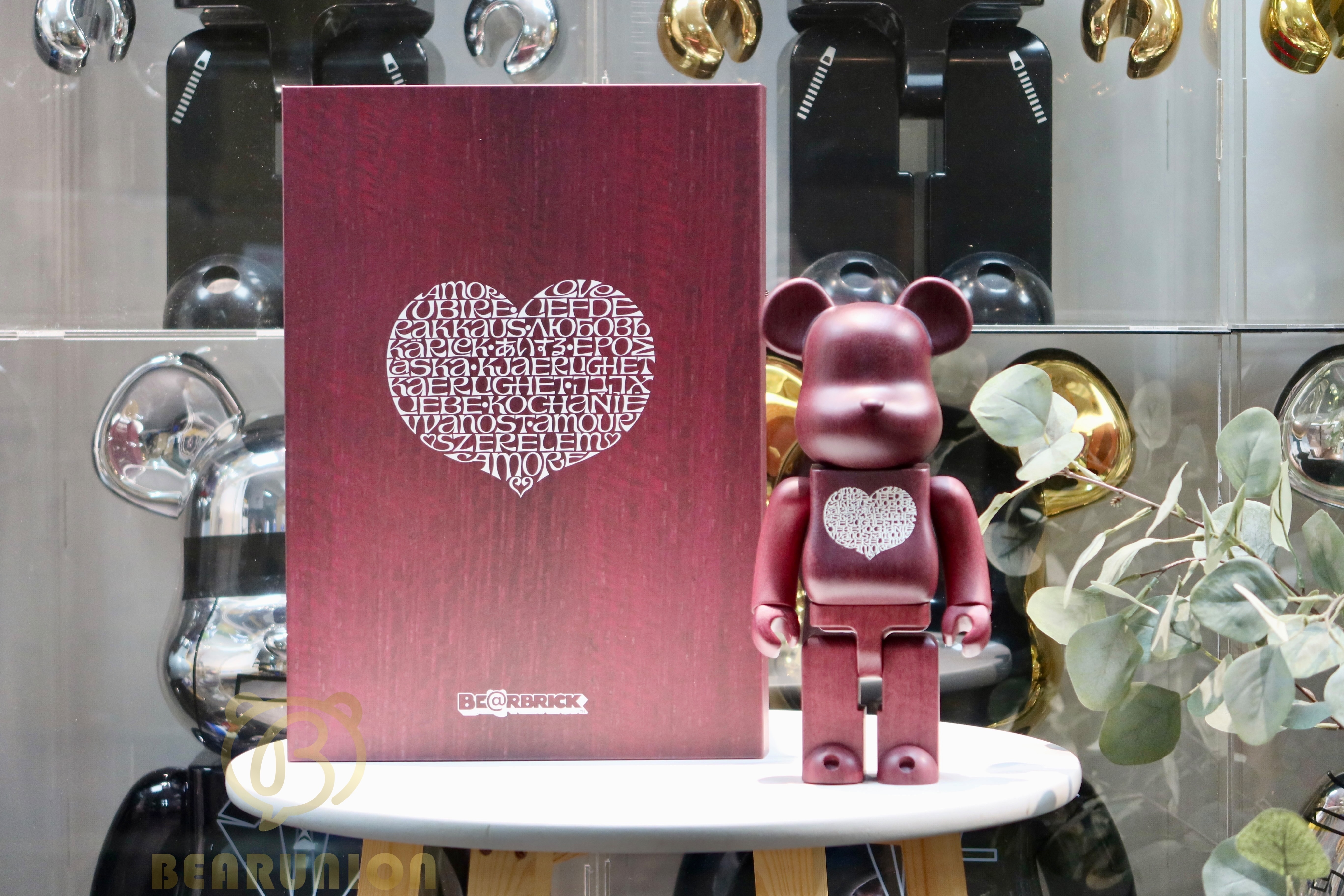 BE@RBRICK カリモク Alexander  Love Heart 400 BE@RBRICK SERIES 50