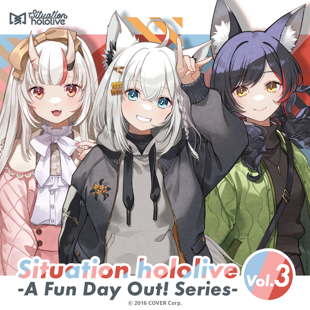 「官品代購」Hololive Situation hololive -A Fun Day Out! Series- vol.3 (白上フブキ🌽/百鬼あやめ😈/ 大神ミオ🌲)