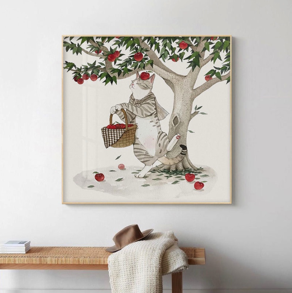 《41655》有趣的貓咪日常裝飾畫