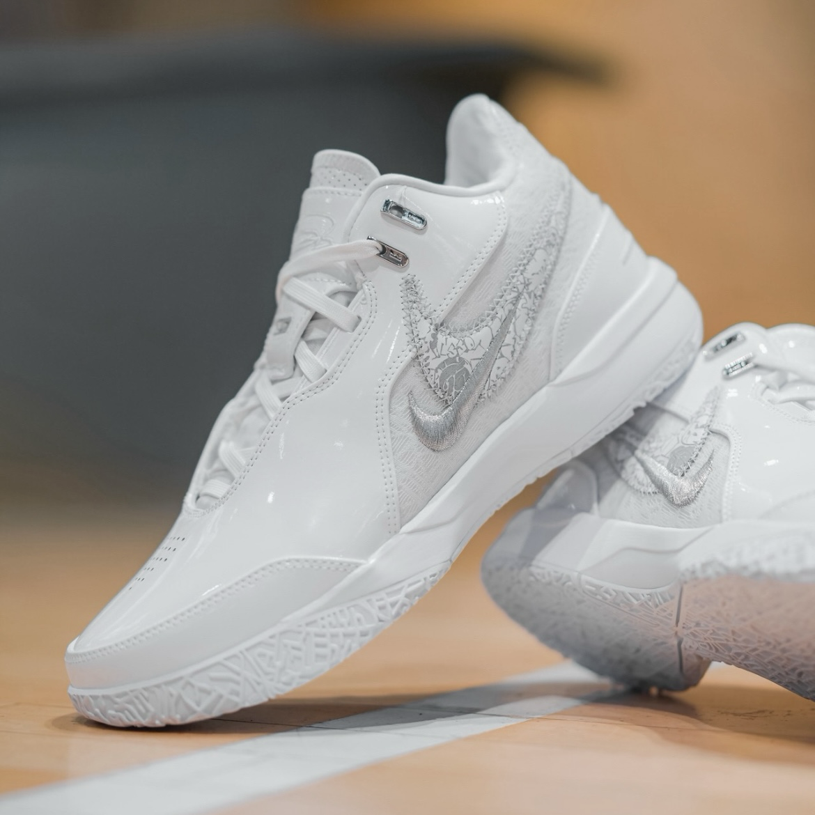 Nike LeBron NXXT Gen AMPD EP 白銀 LBJ 詹皇 實戰籃球鞋