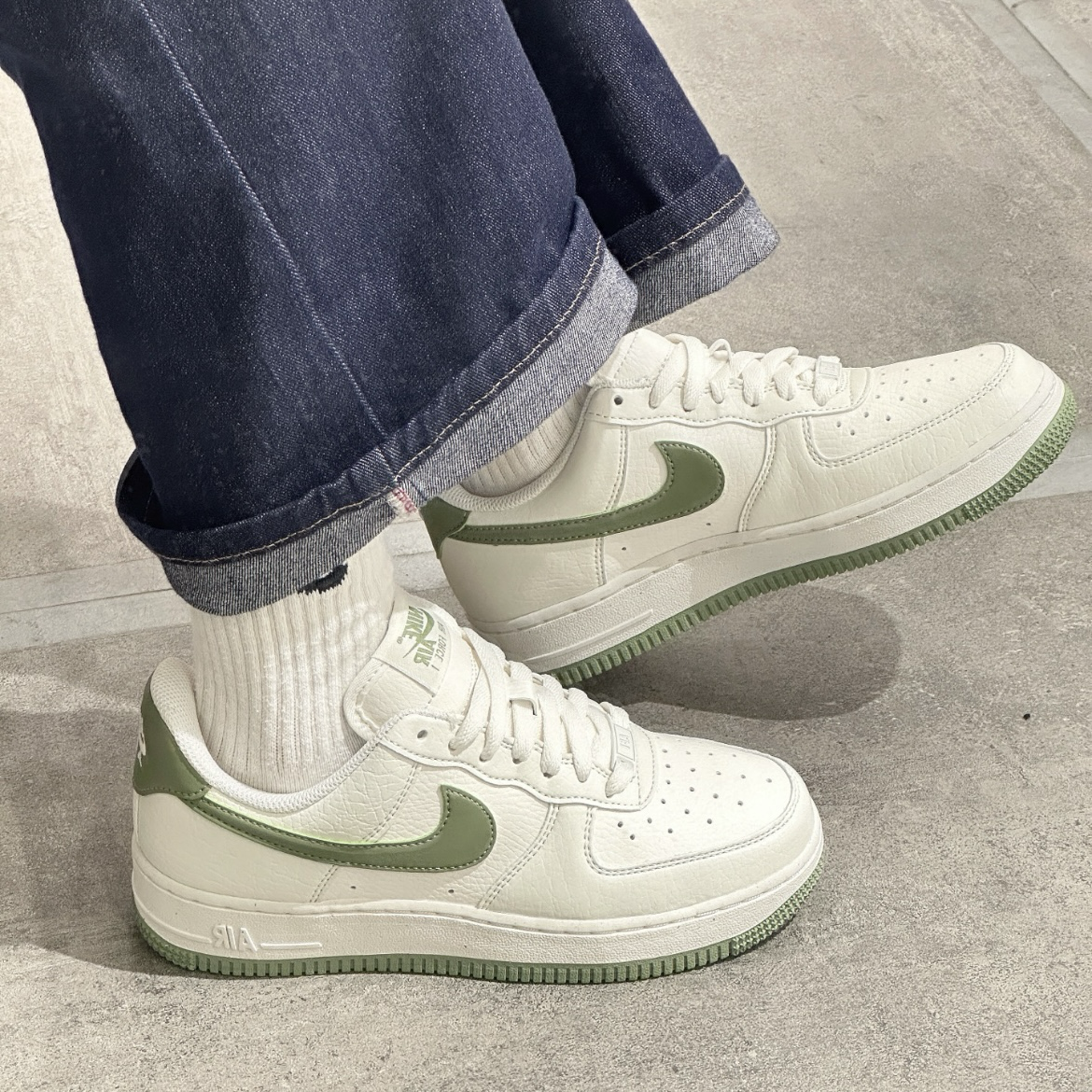 Nike Air Force 1 '07 Next Nature 白抹茶 牛油果綠 酪梨 低筒休閒鞋