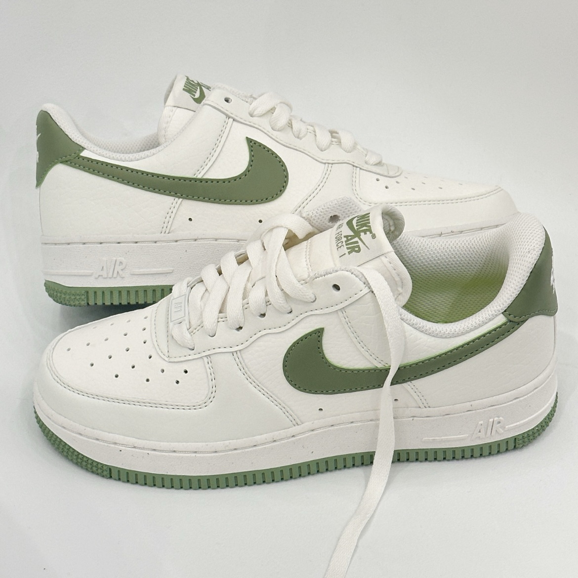 Nike Air Force 1 '07 Next Nature 白抹茶 牛油果綠 酪梨 低筒休閒鞋