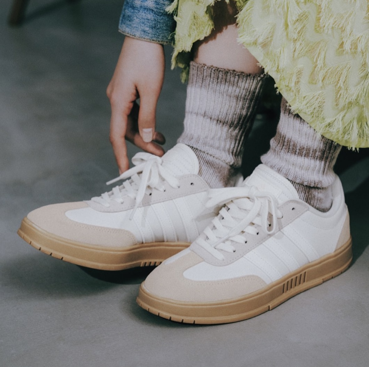 Adidas Grades 燕麥焦糖 米灰色 麂皮 復古 厚底 德訓鞋 IF7083/預購