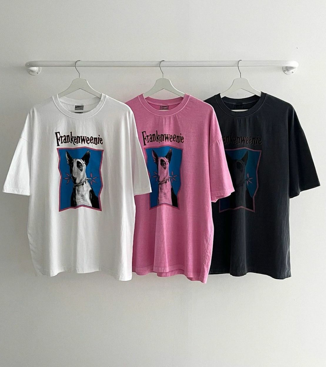 狗仔圖案英文字短袖Tee T5405