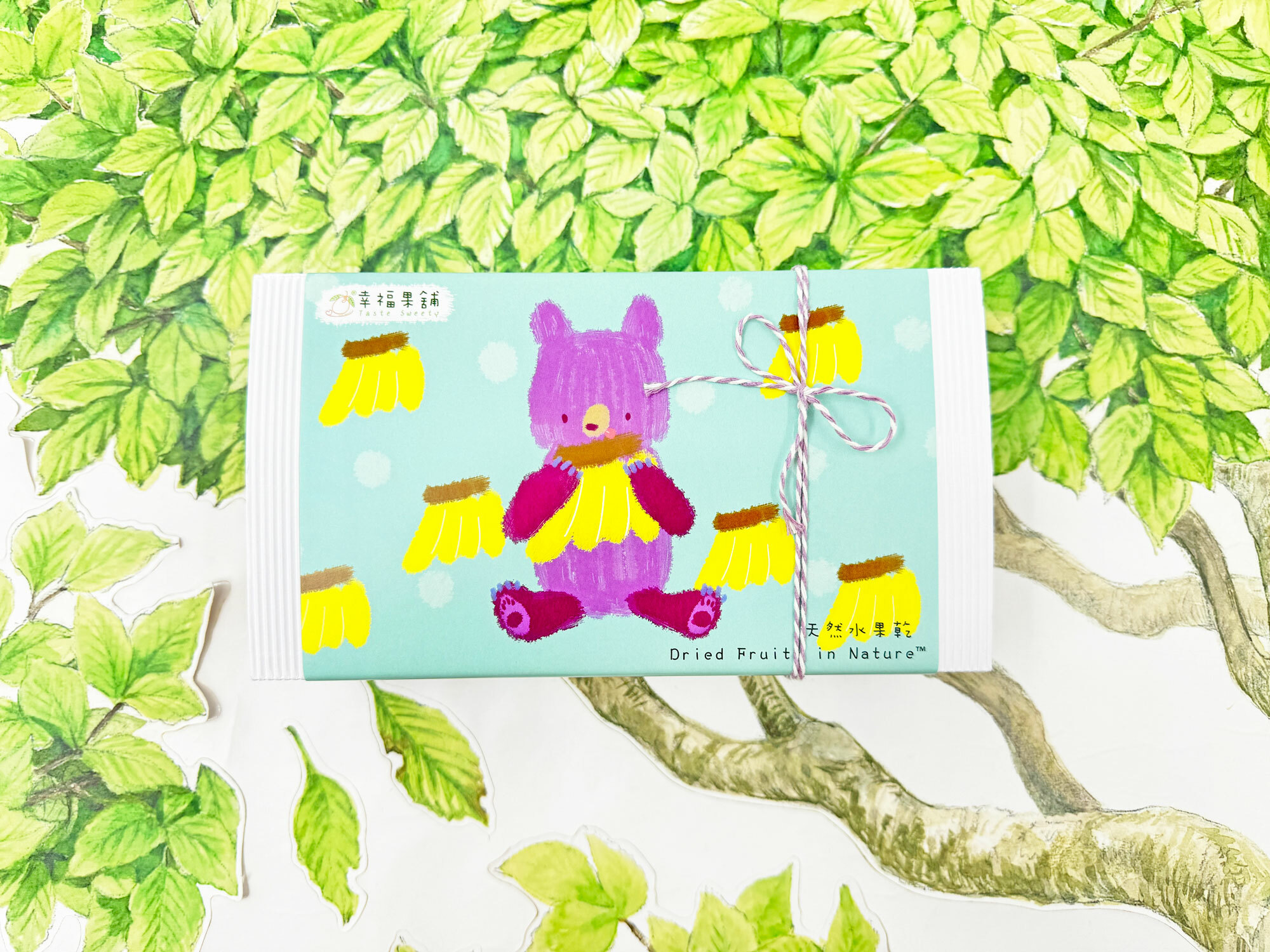 香蕉熊水果乾小禮盒8入