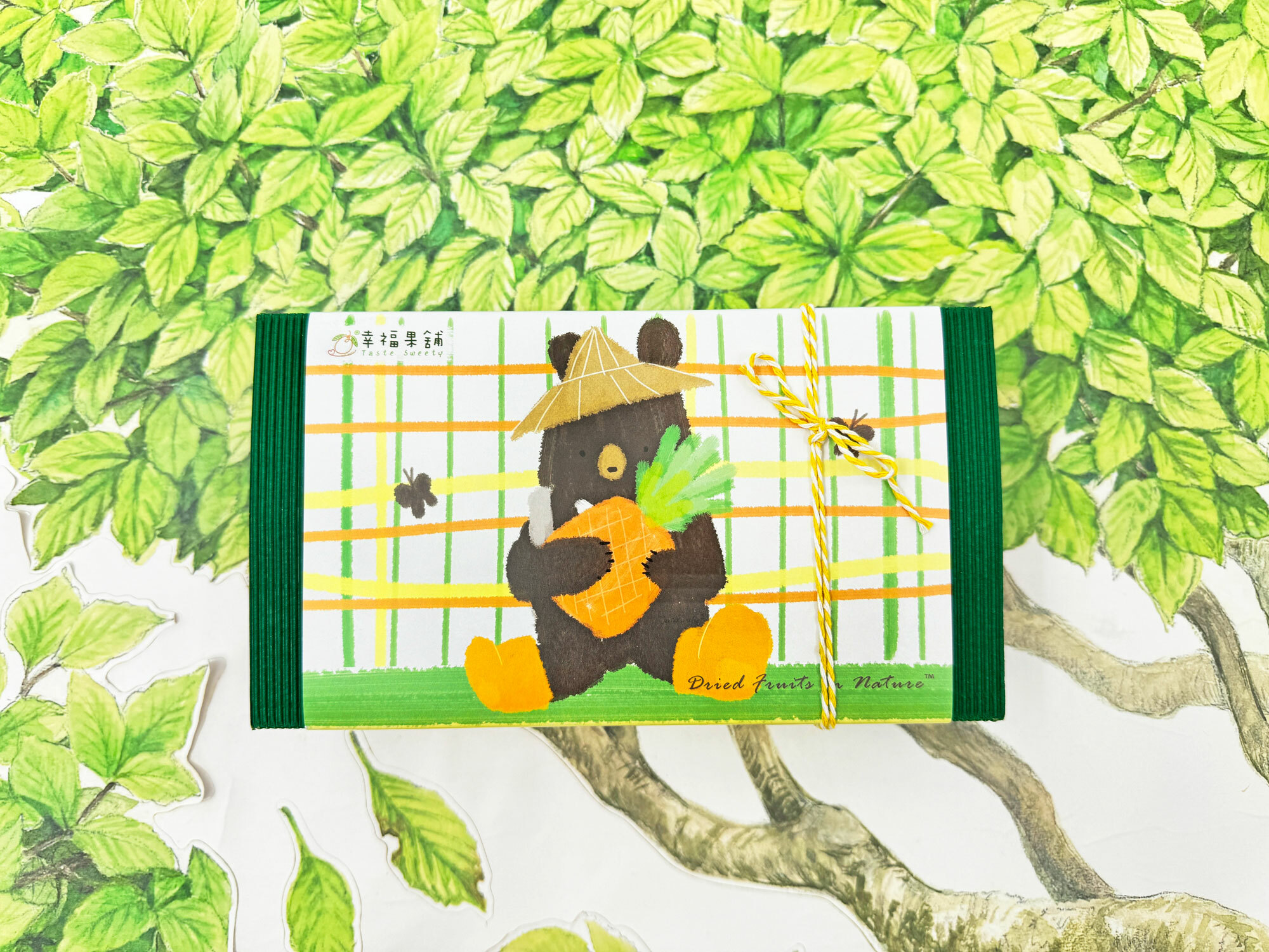 鳳梨農夫熊水果乾小禮盒8入