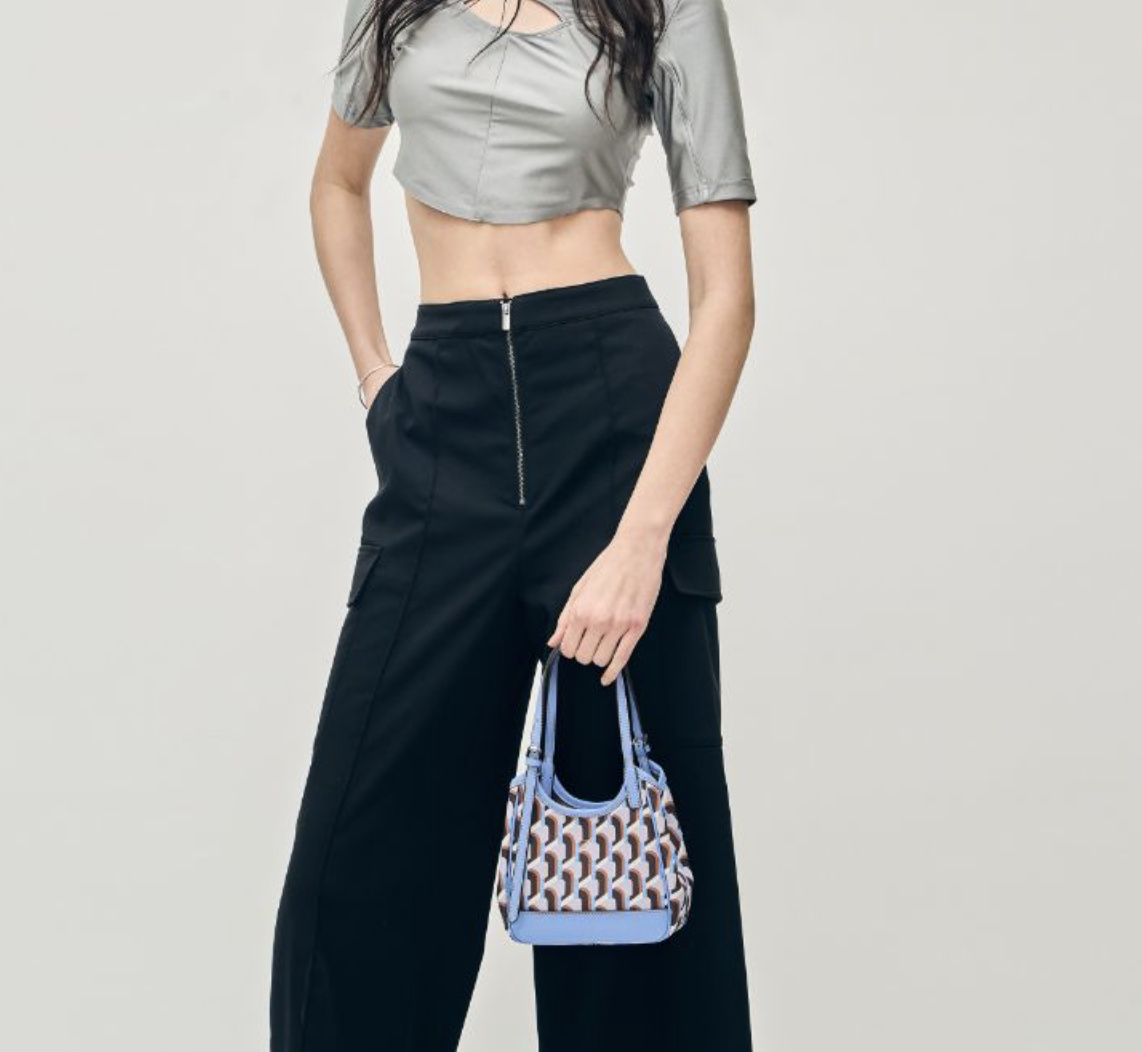 韓国大人気[rosa.K] Alice Monogram MiniTote Bag XS(5 COLOR) 韓國ROSA.K Alice Jacquard Tote MM