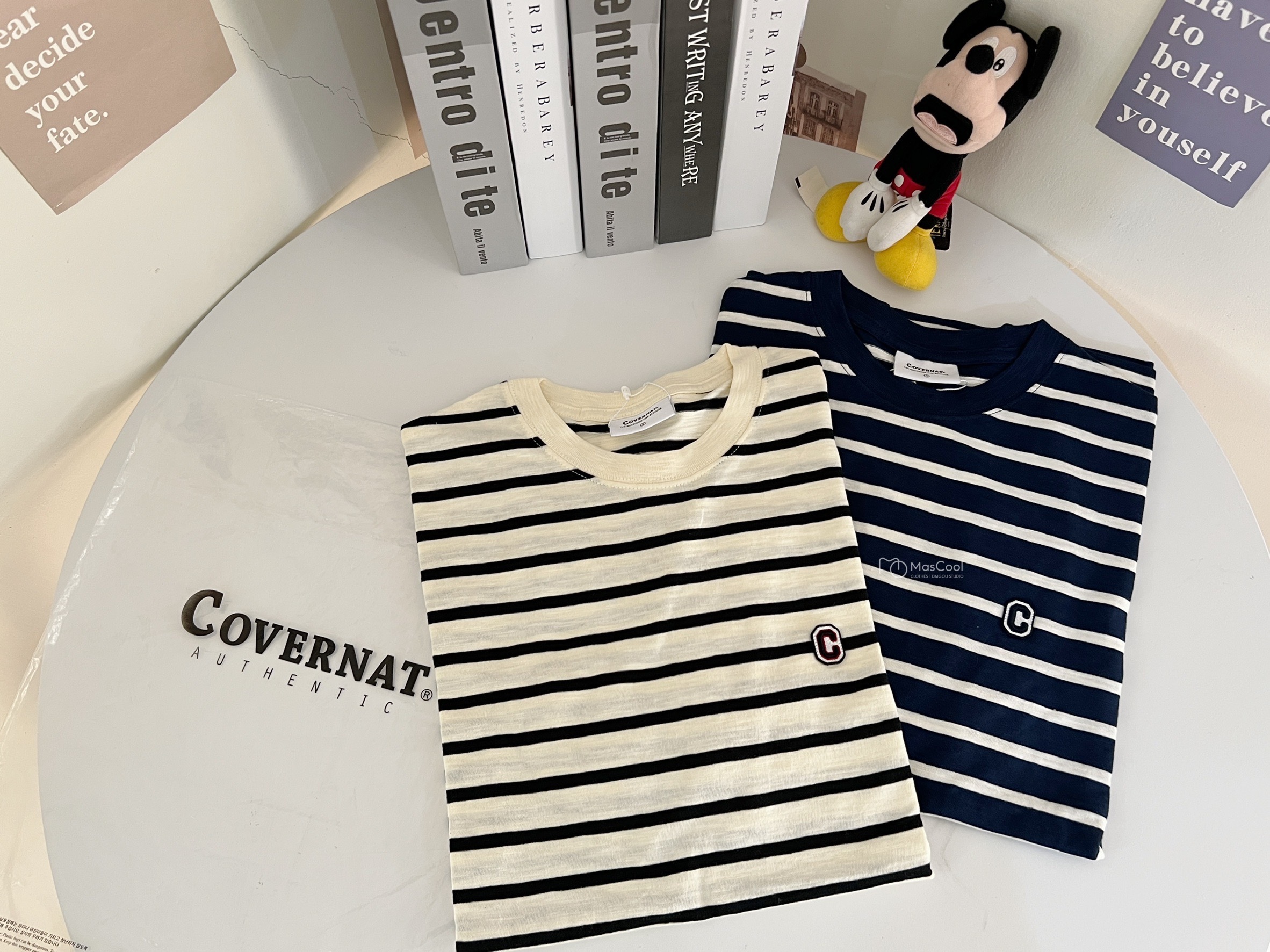 COVERNAT 條紋短袖