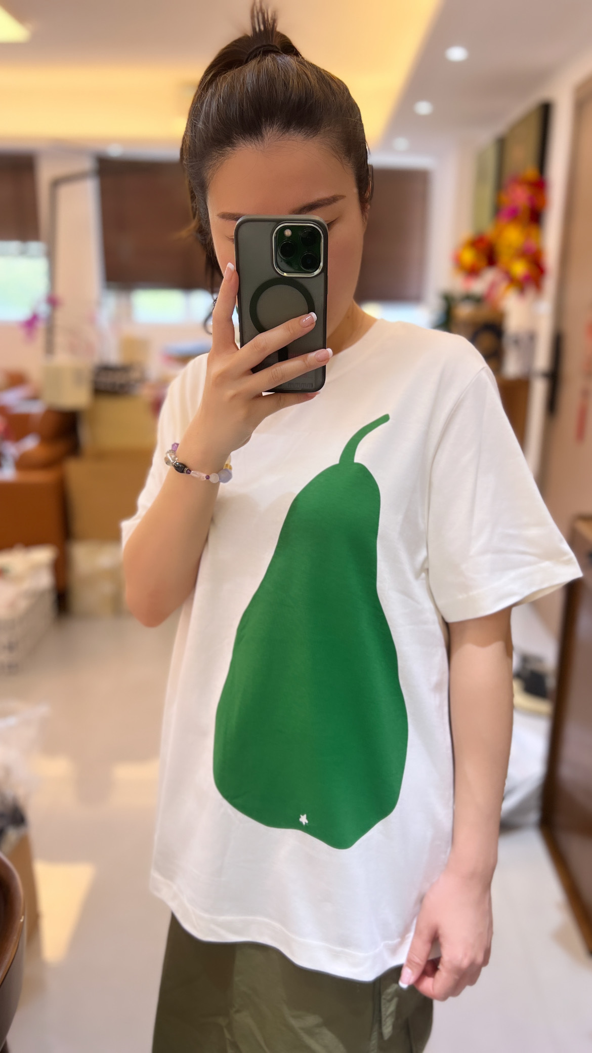 代購現貨  | Marimekko Cute Cute一大粒 Pear 啤梨 Tshirt
