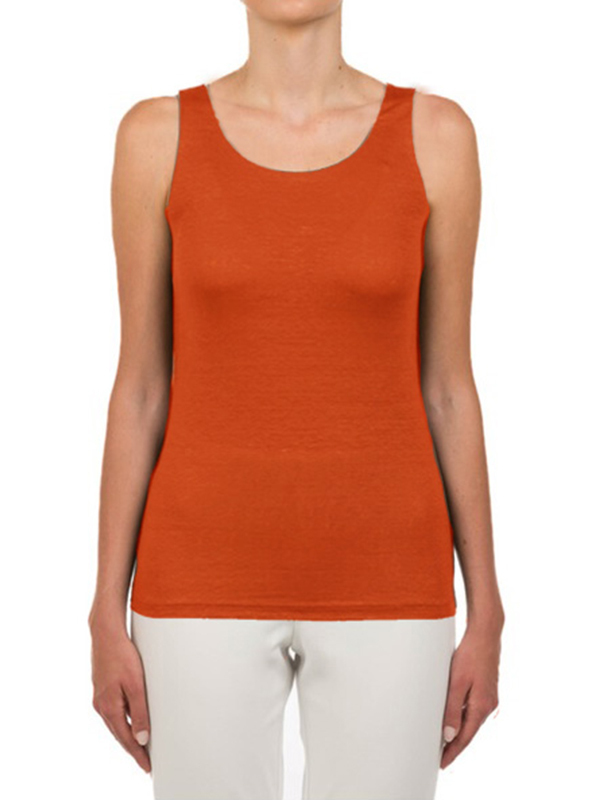 Le Tricot Perugia 銀鍊背心(橘紅)