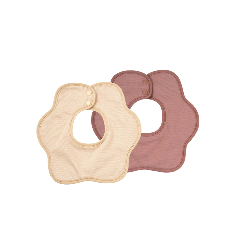 Tiny Twinkle 花型圍兜雙入組