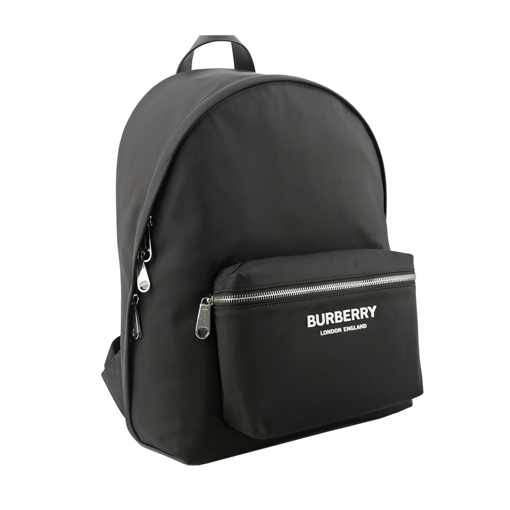 【BURBERRY】徽標Logo 尼龍口袋後背包