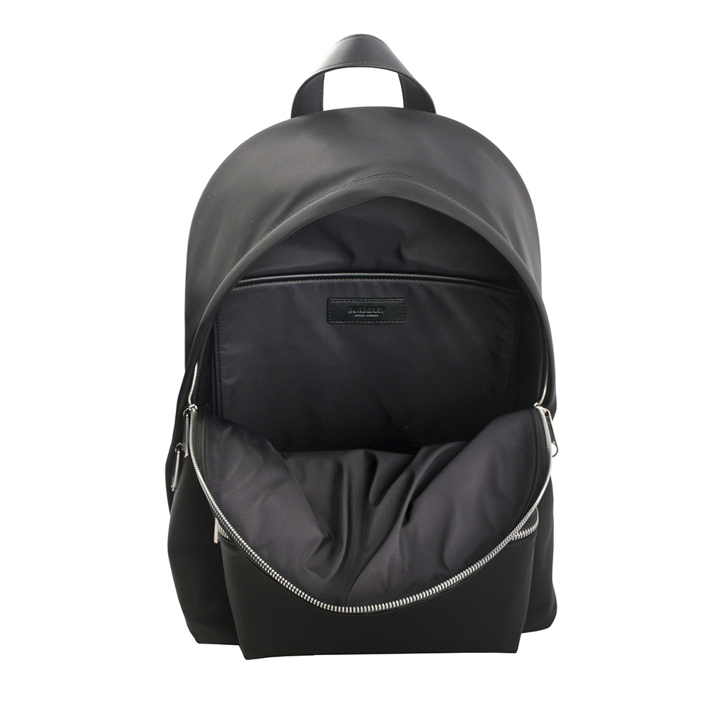 【BURBERRY】徽標Logo 尼龍口袋後背包(黑色) 8063495