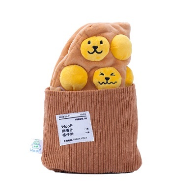 香港Woof 玩具 雞蛋仔 格仔餅2inl