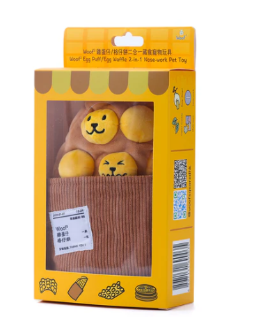 Woof² 雞蛋仔/格仔餅 2合1藏食玩具