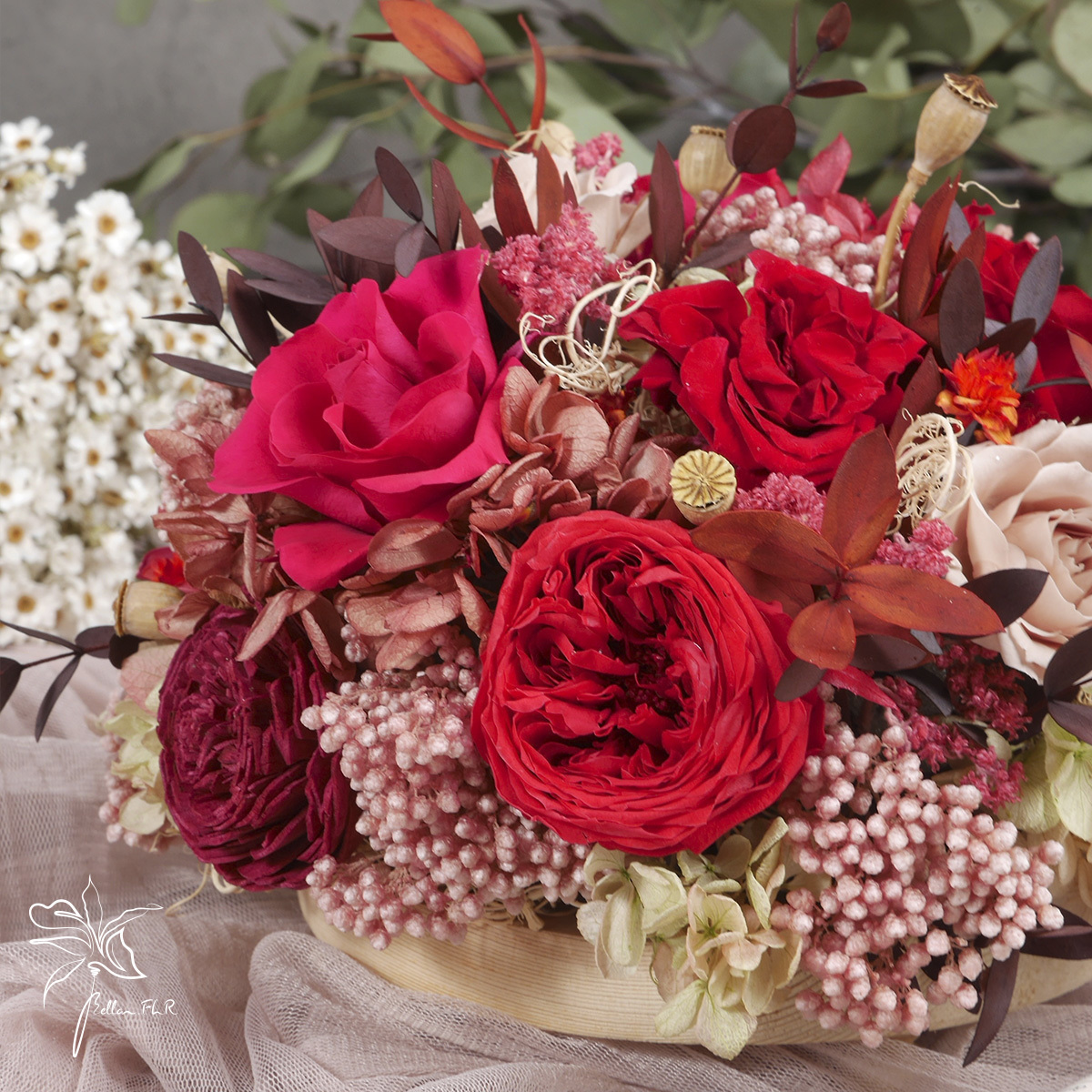 【春暖花開】永生乾燥盆花