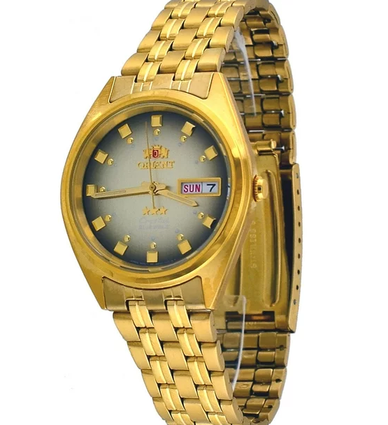 萬年鐘錶 - 東方錶  ORIENT  簡約百搭全金復古經典機械男錶  FAB00001P  錶徑 : 37.5mm