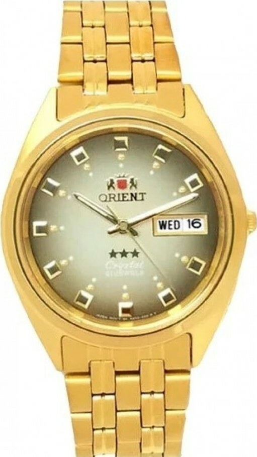 萬年鐘錶 - 東方錶  ORIENT  簡約百搭全金復古經典機械男錶  FAB00001P  錶徑 : 37.5mm