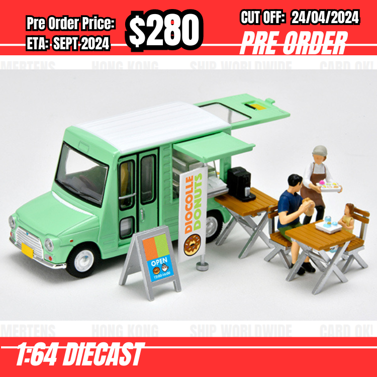 RS-$280  * Tomytec * 1:64 Diocolle 64 #Car Snap 24a Donut Shop [OD17/04]