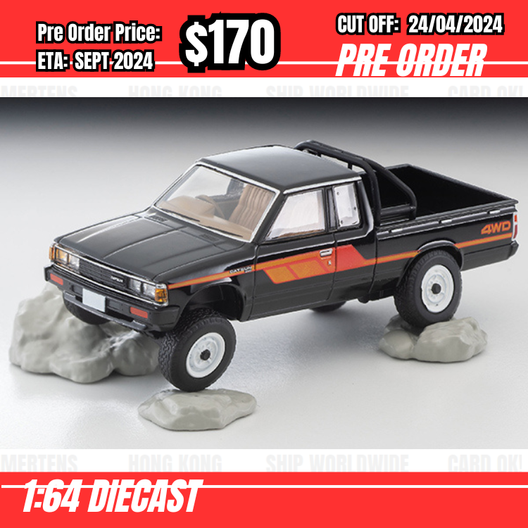 RS-$170  * Tomytec * 1:64 LV-N320a Dutsan Truck 4WD King Cad AD Black [OD17/04]