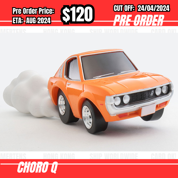 RS-$120  * Tomytec * Choro Q Zero QS-14a Toyota Celica LB 2000GT Orange [OD17/04]
