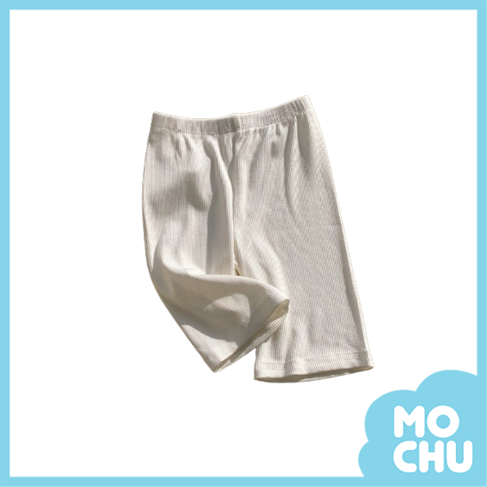 素面修身彈力五分褲(六色)