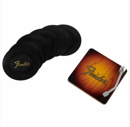 FENDER SUNBURST TURNTABLE COASTER SET 杯墊 公司貨【宛伶樂器】