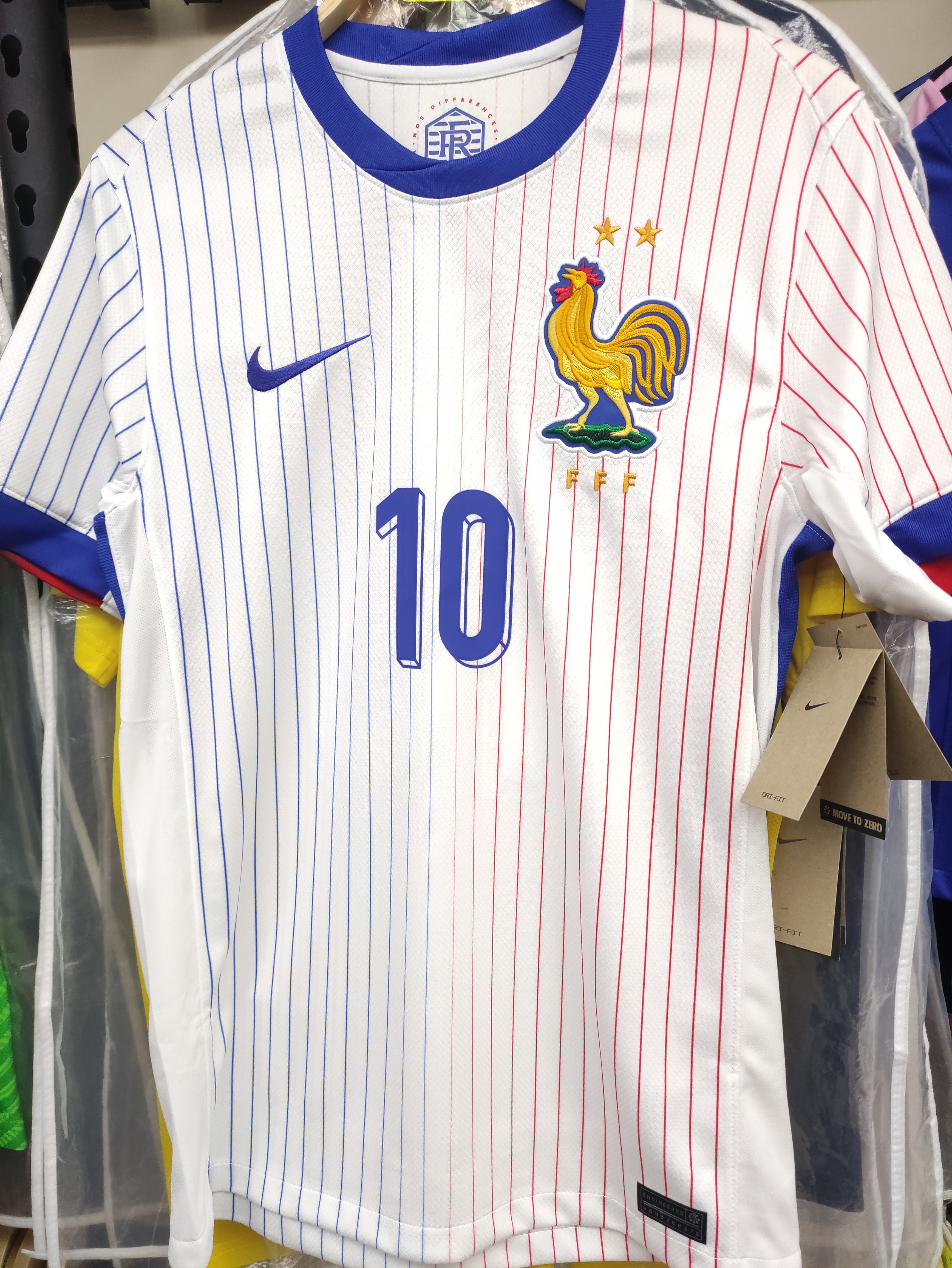 2024法國國家隊作客麥巴比球迷版球衣