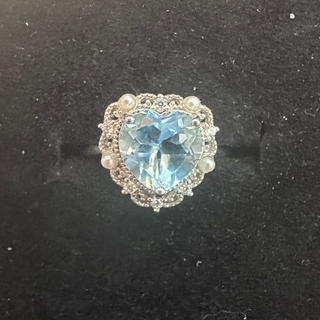 T523藍托帕石戒指