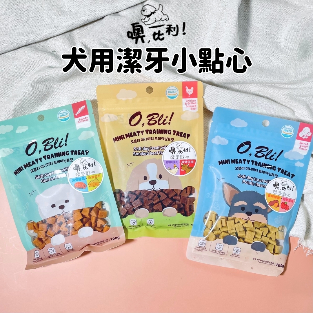 O,Bli 噢,比利｜韓國 犬用潔牙軟式小點心 100g