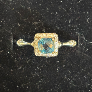 T566藍拓帕石戒指