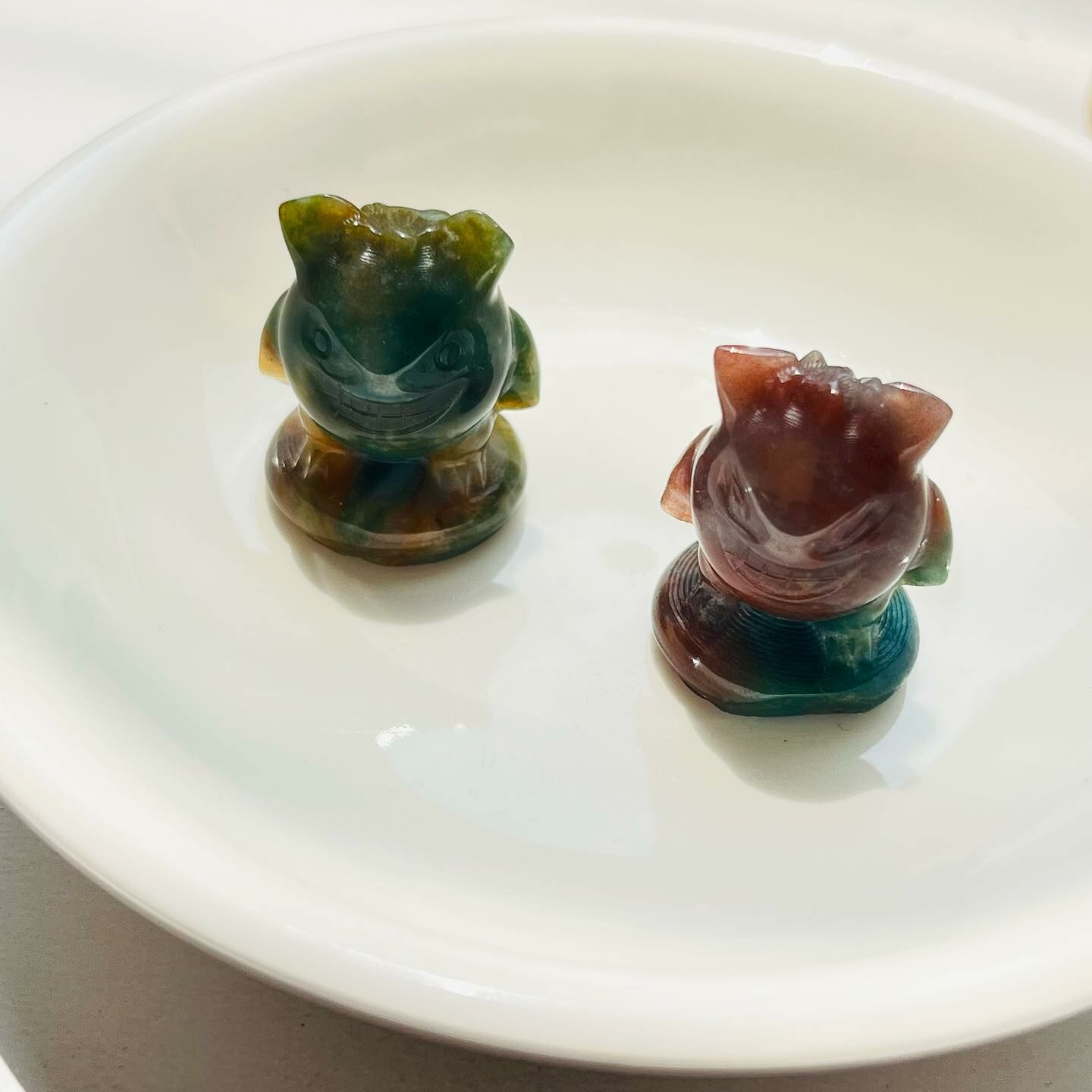 [原石] 海洋碧玉 耿鬼 水晶寶可夢