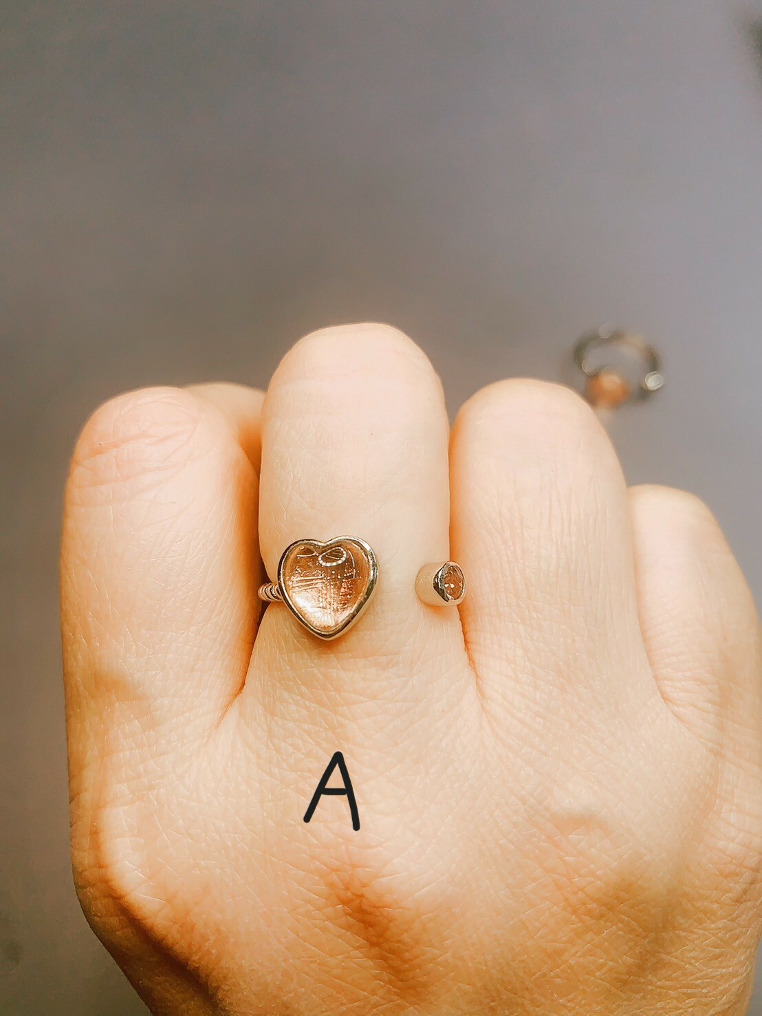 天鐵銀戒玫瑰金色丨鎳鐵隕石丨能量加乘首選