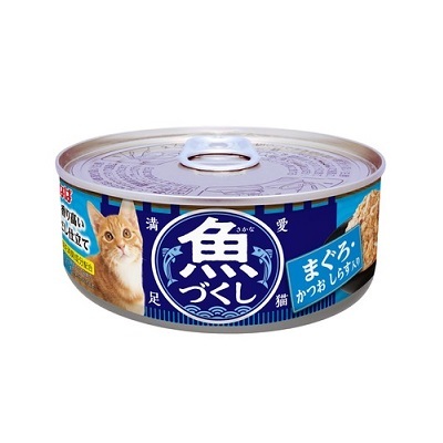 INABA 罐頭 魚盛 吞拿魚+鰹魚+銀魚 60g,IM-372【原箱24 罐】