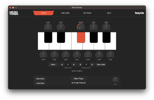 TAQSIM MICROTONER Microtonal 東方音階轉換 Plugin
