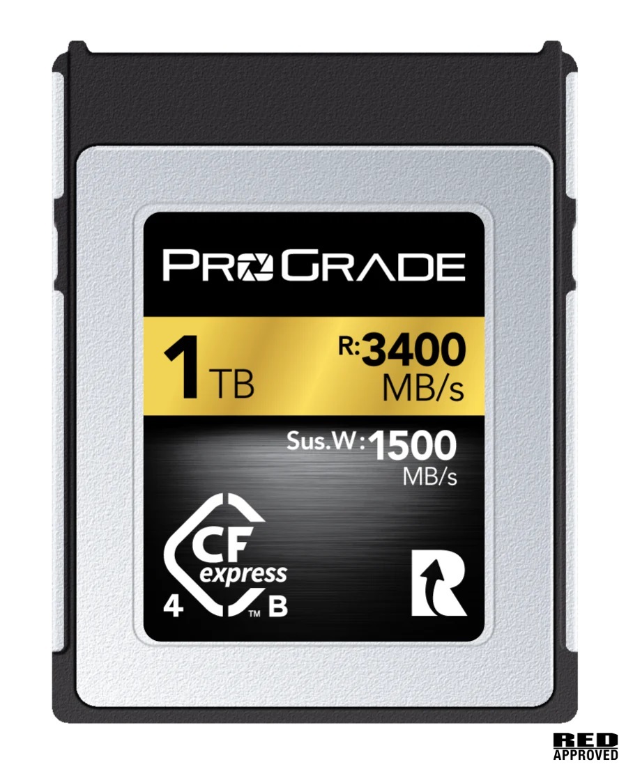 ProGrade Digital CFexpress™ Type B 4.0 Memory Card (Gold) 1TB
