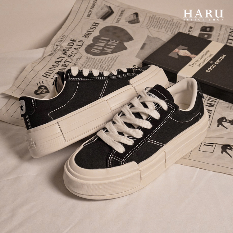 CONVERSE ALL STAR CRUISE UU 厚底 解構 黑白 米白 外縫線 男女同款 帆布鞋 復古休閒鞋 A08788C A08789C
