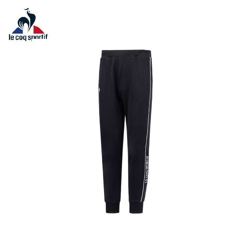 LE COQ SPORTIF 法國公雞 LWT81571 男款黑色運動基礎針織運動長褲 21MX81571