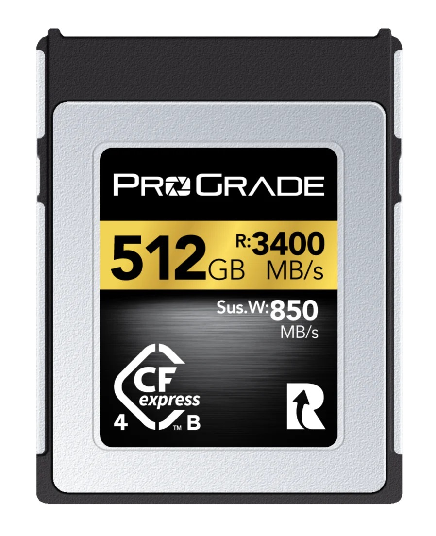 ProGrade Digital CFexpress™ Type B 4.0 Memory Card (Gold) 512GB