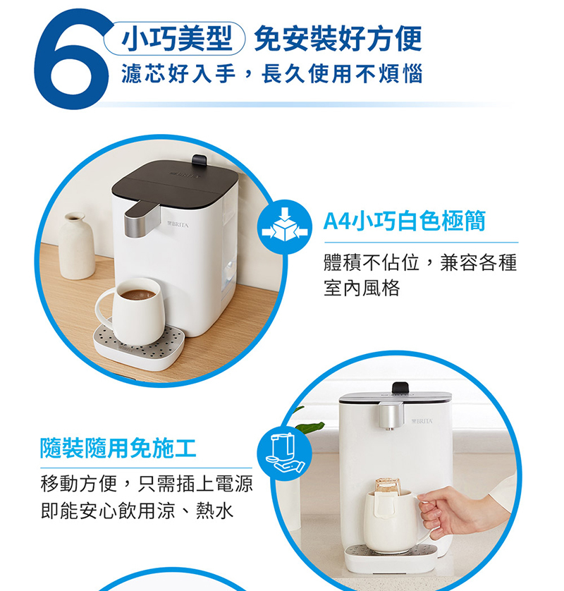 BRITA Model ONE 瞬熱智能溫控UVC滅菌開飲機
