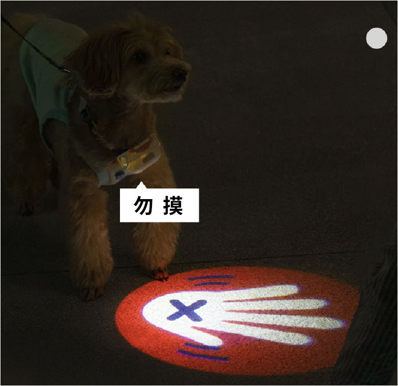 喵乎汪也  | 防水散步燈 可切換圖案