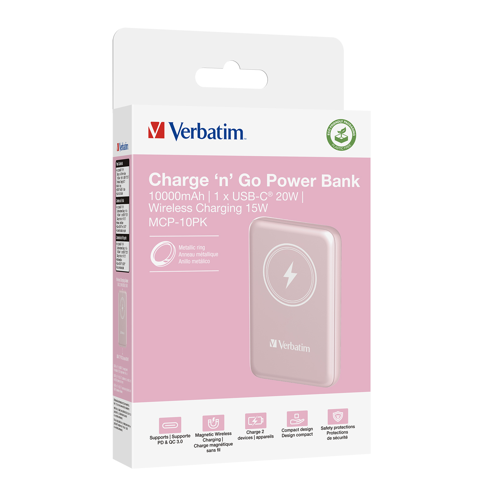 10000mAh 磁吸無線流動充電池 (MCP-10)