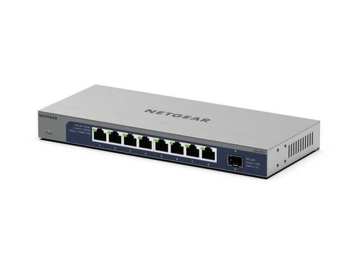 NETGEAR GS108X 8埠GbE + 1埠10G光纖 無網管交換器