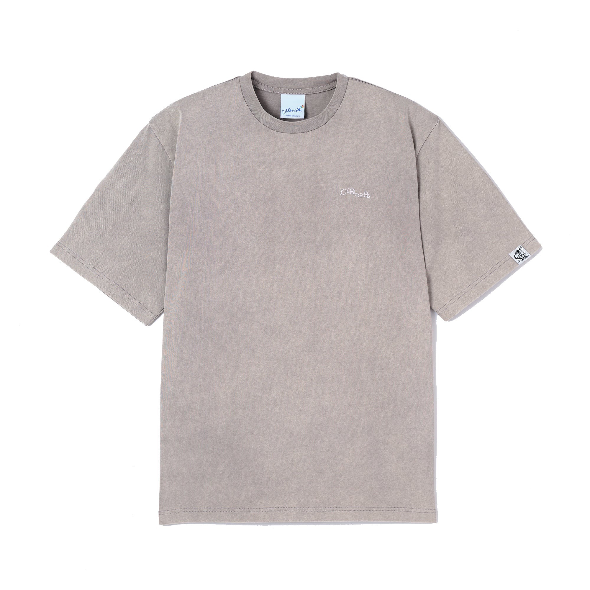 PLATEAU - shishu logo washed tee 灰色