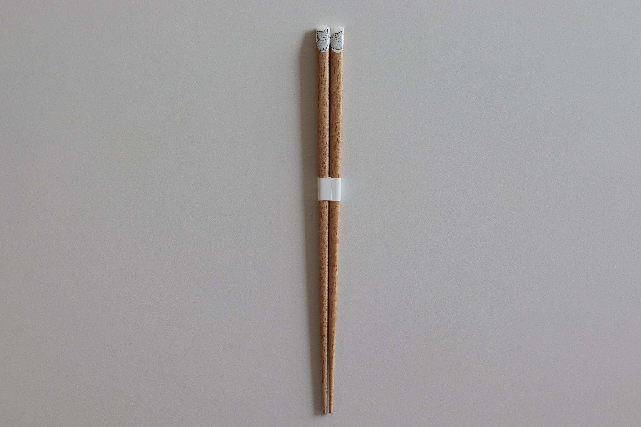 日本 可愛的貓咪 鯖魚虎斑 木筷