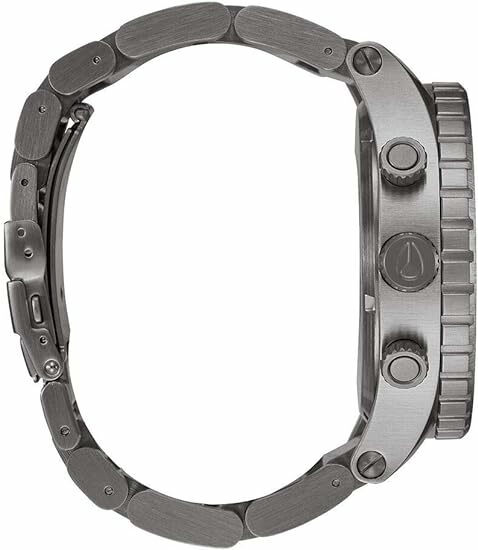 萬年鐘錶 - NIXON 尼克森 THE 51-30  CHRONO 大錶徑全黑白面款三眼計時款男錶 300M防水 A083-681  錶徑51MM