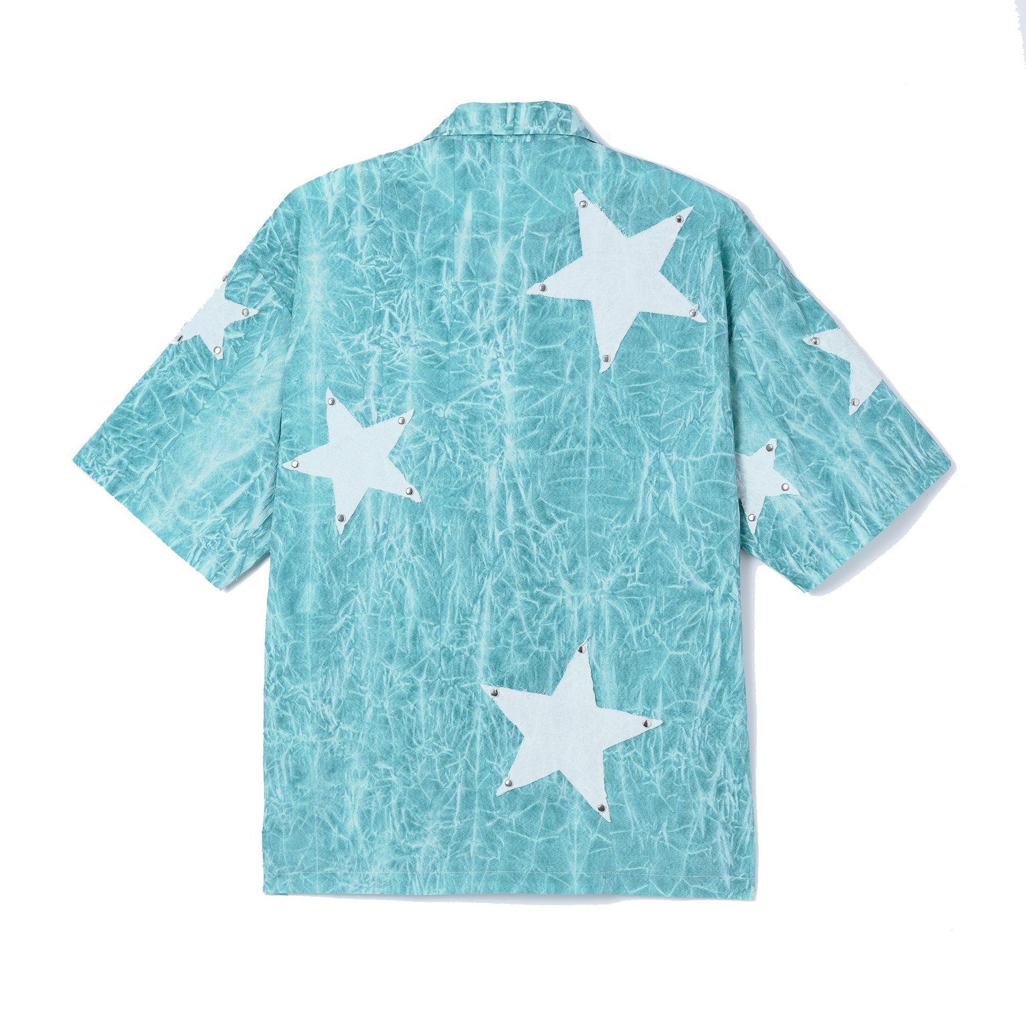 PLATEAU - crease dye sta shirt 湖水綠